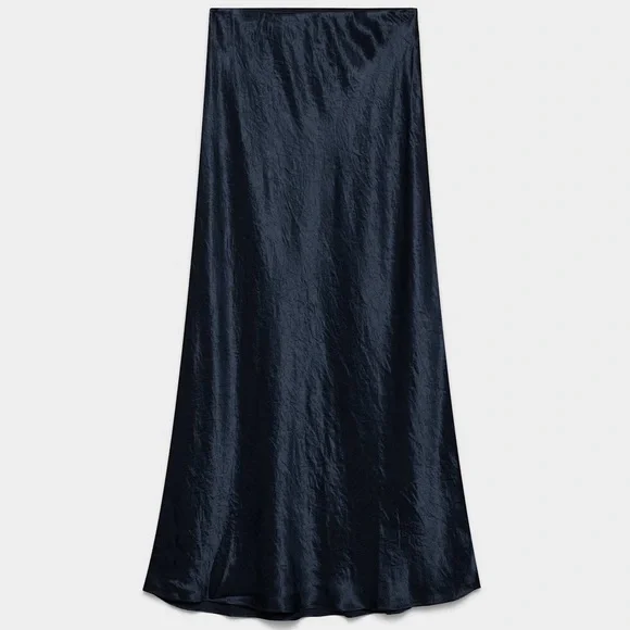 Babaton Slip Satin Skirt - Picture 1 of 4